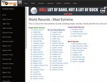 Tablet Screenshot of mostextreme.org